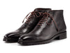 Paul Parkman Men's Brown Floater Leather Ankle Boots (ID#793BRW82)