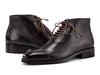 Paul Parkman Men's Brown Floater Leather Ankle Boots (ID#793BRW82)