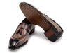 Paul Parkman Men's Split Toe Tassel Loafers Brown Patina Leather (ID#8135-BRW)