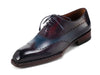 Paul Parkman Goodyear Welted Men's Wingtip Oxfords Bordeaux & Blue (ID#81BRL94)