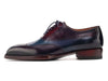 Paul Parkman Goodyear Welted Men's Wingtip Oxfords Bordeaux & Blue (ID#81BRL94)