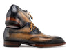 Paul Parkman Goodyear Welted Men's Wingtip Oxfords Camel & Navy (ID#81CML62)