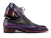 Paul Parkman Goodyear Welted Men's Wingtip Oxfords Purple & Grey (ID#81PRY73)