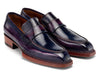 Paul Parkman Men's Norwegian Welted Loafers Purple Patina (ID#8503-PRP)