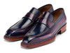 Paul Parkman Men's Norwegian Welted Loafers Purple Patina (ID#8503-PRP)