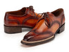 Paul Parkman Norwegian Welted Wingtip Derby Shoes Brown (ID#8506-BRW)