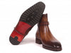 Paul Parkman Men's Dual Tone Brown Patina Leather Jodhpur Boots (ID#955BRW32)