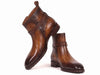 Paul Parkman Men's Dual Tone Brown Patina Leather Jodhpur Boots (ID#955BRW32)