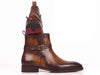 Paul Parkman Men's Dual Tone Brown Patina Leather Jodhpur Boots (ID#955BRW32)