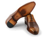 Paul Parkman Men's Antique Brown Oxfords (ID#AG444BRW)