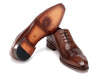 Paul Parkman Men's Antique Brown Oxfords (ID#AG444BRW)