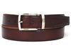 Paul Parkman Men's Handmade Leather Belt Hand-Painted Multiple Colors (ID#B01-P)