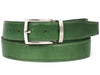 Paul Parkman Men's Handmade Leather Belt Hand-Painted Multiple Colors (ID#B01-P)