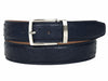 Paul Parkman Men's Handmade Genuine Ostrich Skin Belt Multiple Colors (ID#B04)