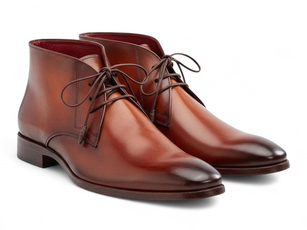 Paul Parkman Chukka Boots Camel & Brown (ID#CK53BRW) EU 42