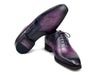 Paul Parkman Men's Goodyear Welted Wingtip Oxford Shoes Navy & Purple (ID#E272)