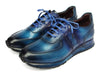 Paul Parkman Men's Turquoise & Purple Patina Sneakers (ID#LP207TQP)