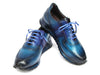 Paul Parkman Men's Turquoise & Purple Patina Sneakers (ID#LP207TQP)