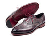 Paul Parkman Men's Grey & Lilac Patina Leather Goodyear Welted Wingtip Oxfords (ID#KS27-LGC)
