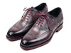 Paul Parkman Men's Grey & Lilac Patina Leather Goodyear Welted Wingtip Oxfords (ID#KS27-LGC)