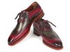 Paul Parkman Goodyear Welted Ghillie Lacing Brogues Green & Bordeaux (ID#2955-GRB)