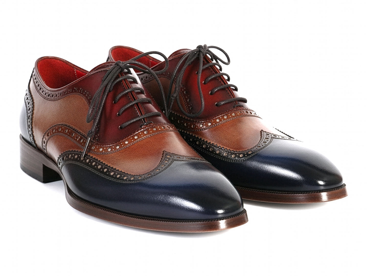 Paul Parkman Men's Three Tone Wingtip Oxfords (ID#PP2278) EU 39 Paul Parkman Men's Three Tone Wingtip Oxfords (ID#PP2278) EU 39