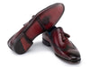 Paul Parkman Men's Wingtip Tassel Loafers Bordeaux (ID#WL34-BRD)