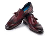 Paul Parkman Men's Wingtip Tassel Loafers Bordeaux (ID#WL34-BRD)