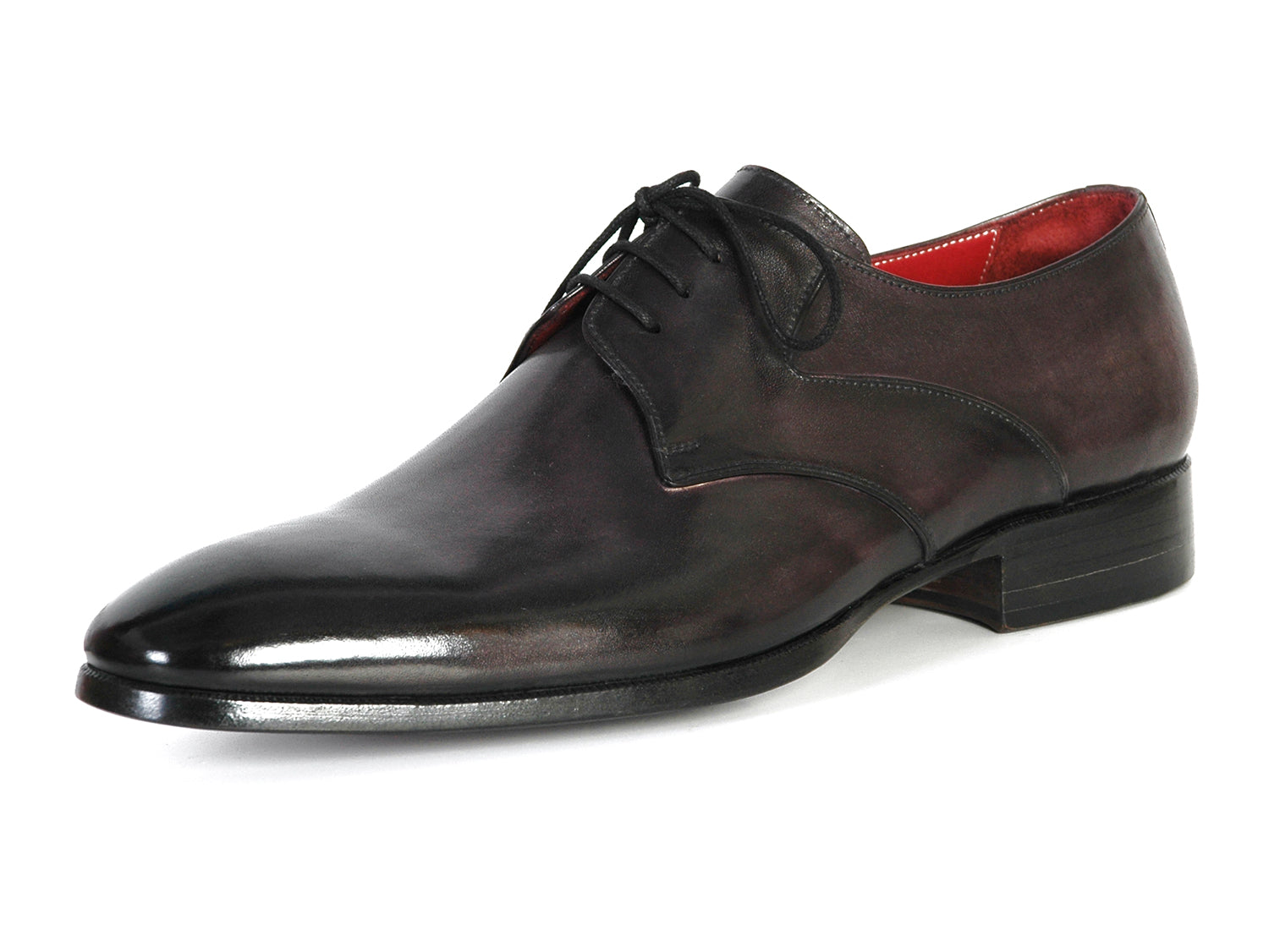 Paul Parkman Men's Anthracite Black Derby Shoes (ID#054F-ANTBLK) – PAUL ...