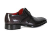 Paul Parkman Men's Anthracite Black Derby Shoes (ID#054F-ANTBLK)