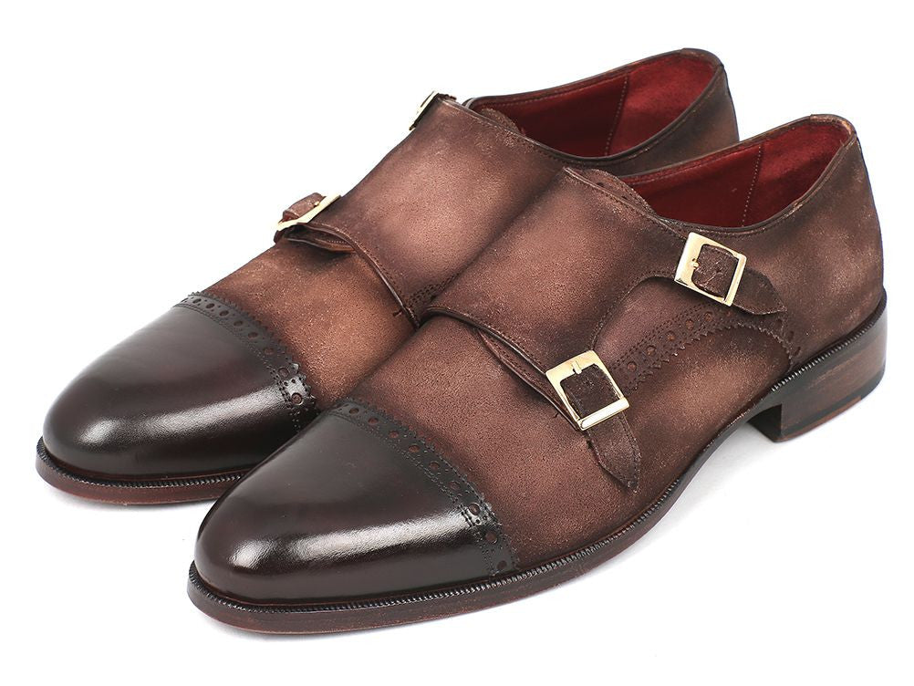 Paul Parkman Single Monkstraps Brown Leather - 69V5E