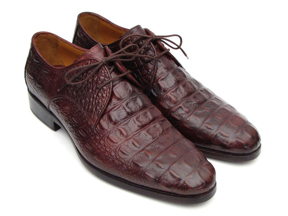 Paul Parkman Men's Crocodile Derby Shoes