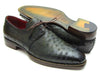 Paul Parkman Goodyear Welted Green Genuine Ostrich Derby Shoes (ID#31VL74)