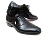 Paul Parkman Captoe Oxfords Black Dress Shoes (ID#78RG61)