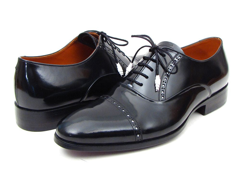 oxfords and dress shoes Paul Parkman Captoe Oxfords Black Dress Shoes (ID#78RG61) EU 42
