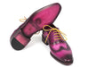 Paul Parkman Men's Wingtip Oxfords Lilac Handpainted Calfskin (ID#228-LIL)