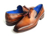 Paul Parkman Men's Tassel Loafer Walnut Leather Sole Leather Upper (ID#5141-WALNUT)
