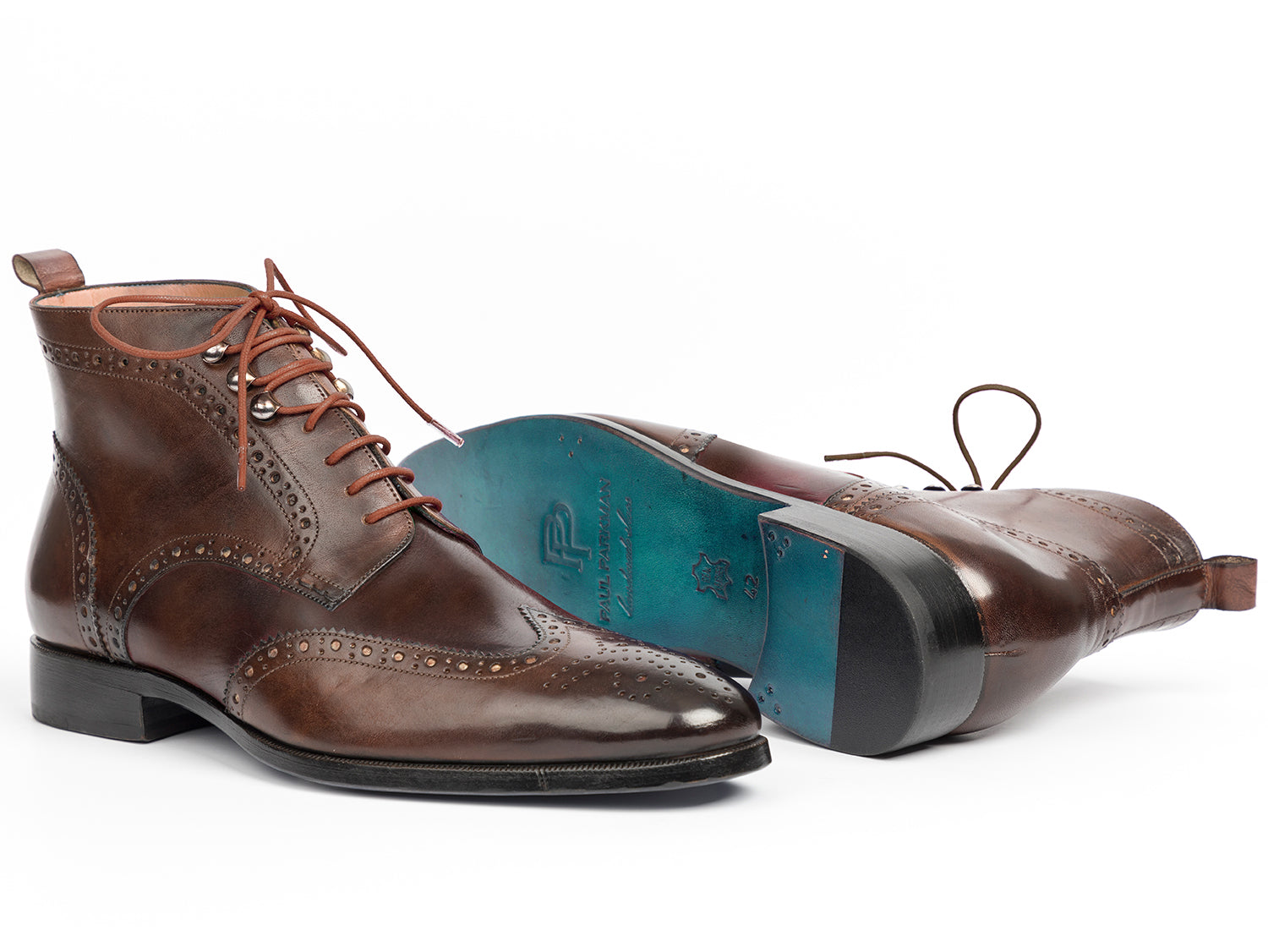 Paul Parkman Wingtip Ankle Boots Brown (ID#CH777BRW) EU 42 - US 9 / 9.5 Paul Parkman Wingtip Ankle Boots Brown (ID#CH777BRW) EU 42 - US 9 / 9.5