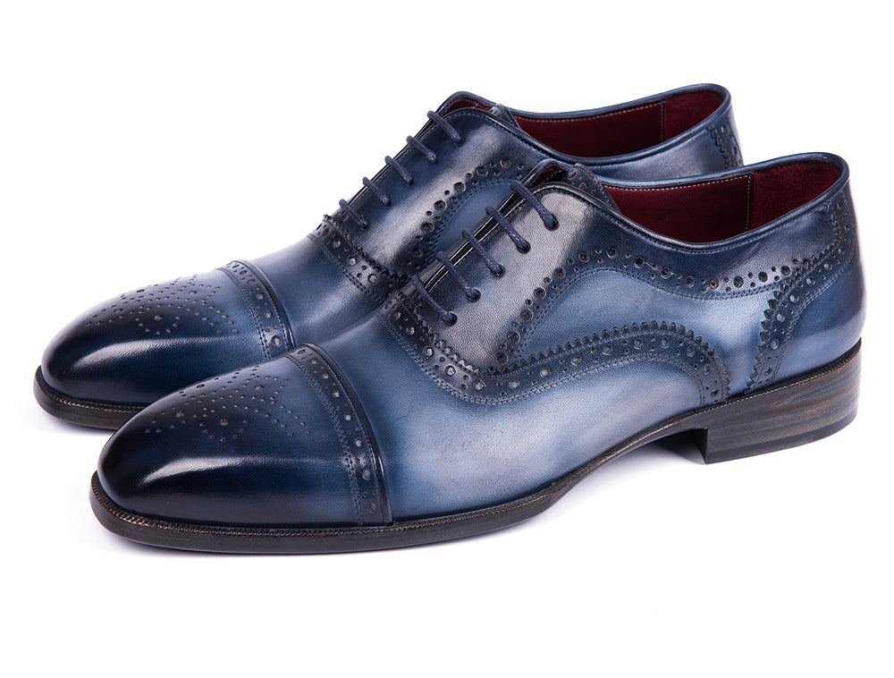 blue oxford dress shoes Men's Blue Oxfords & Derby Shoes
