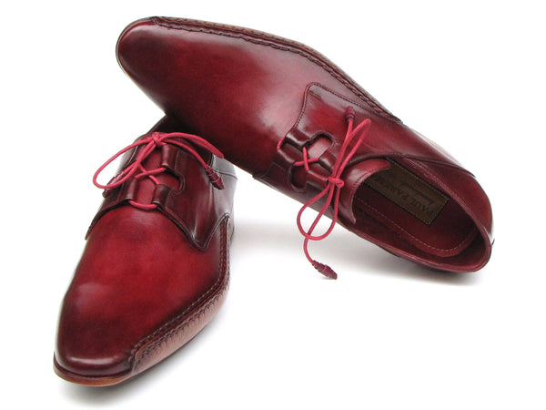 Paul Parkman Ghillie Lacing Handsewn Shoes Burgundy (ID#022-BUR) – PAUL ...