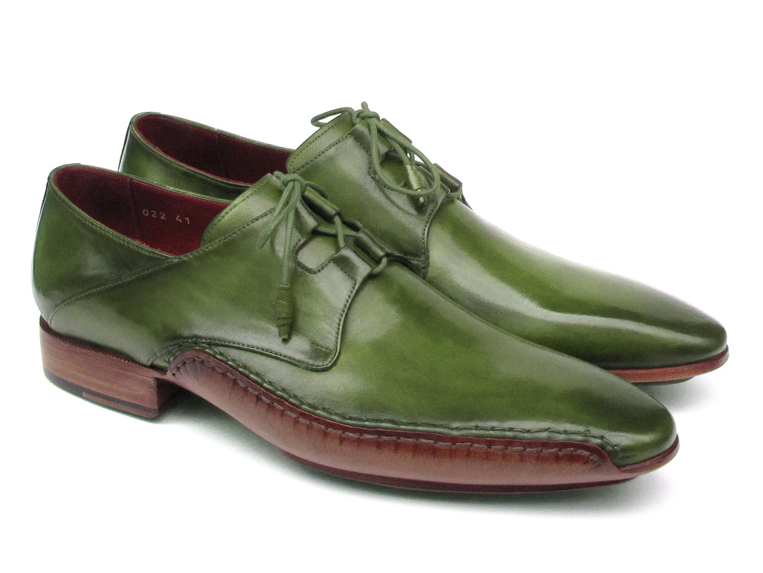 green dress shoe laces Dark Green Shoelaces Flat Waxed Cotton