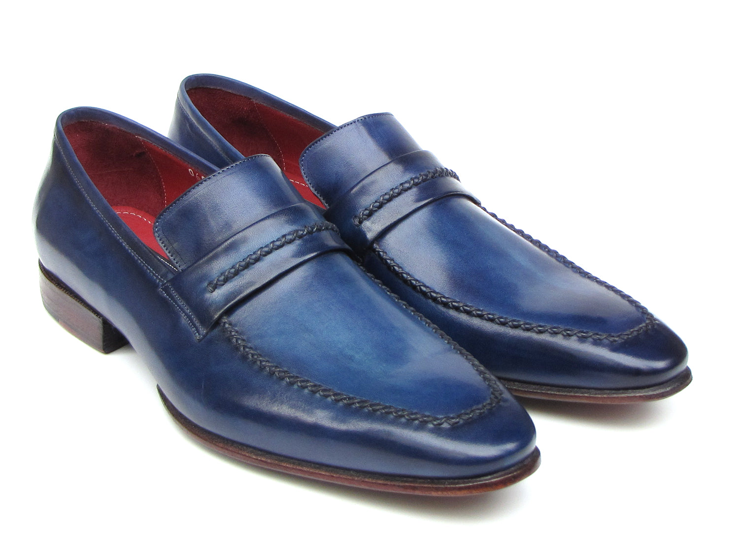 Handmade Men Navy Blue Split Toe shoes, Best Leather Shoes for Men