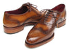 Paul Parkman Men's Wingtip Oxford Goodyear Welted Tobacco (ID#027-TAB)
