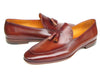 Paul Parkman Tassel Loafer Brown Hand Painted (ID#049-BRW)