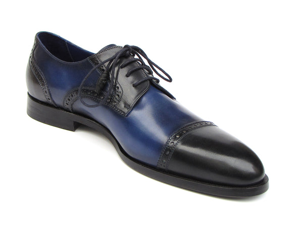 Paul Parkman Men's Parliament Blue Derby Shoes (ID#046-BLU) – PAUL ...