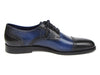 Paul Parkman Men's Parliament Blue Derby Shoes (ID#046-BLU)