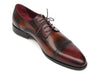 Paul Parkman Bordeaux, Tobacco Derby Shoes (ID#046-BRD-BRW)