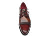 Paul Parkman Bordeaux, Tobacco Derby Shoes (ID#046-BRD-BRW)