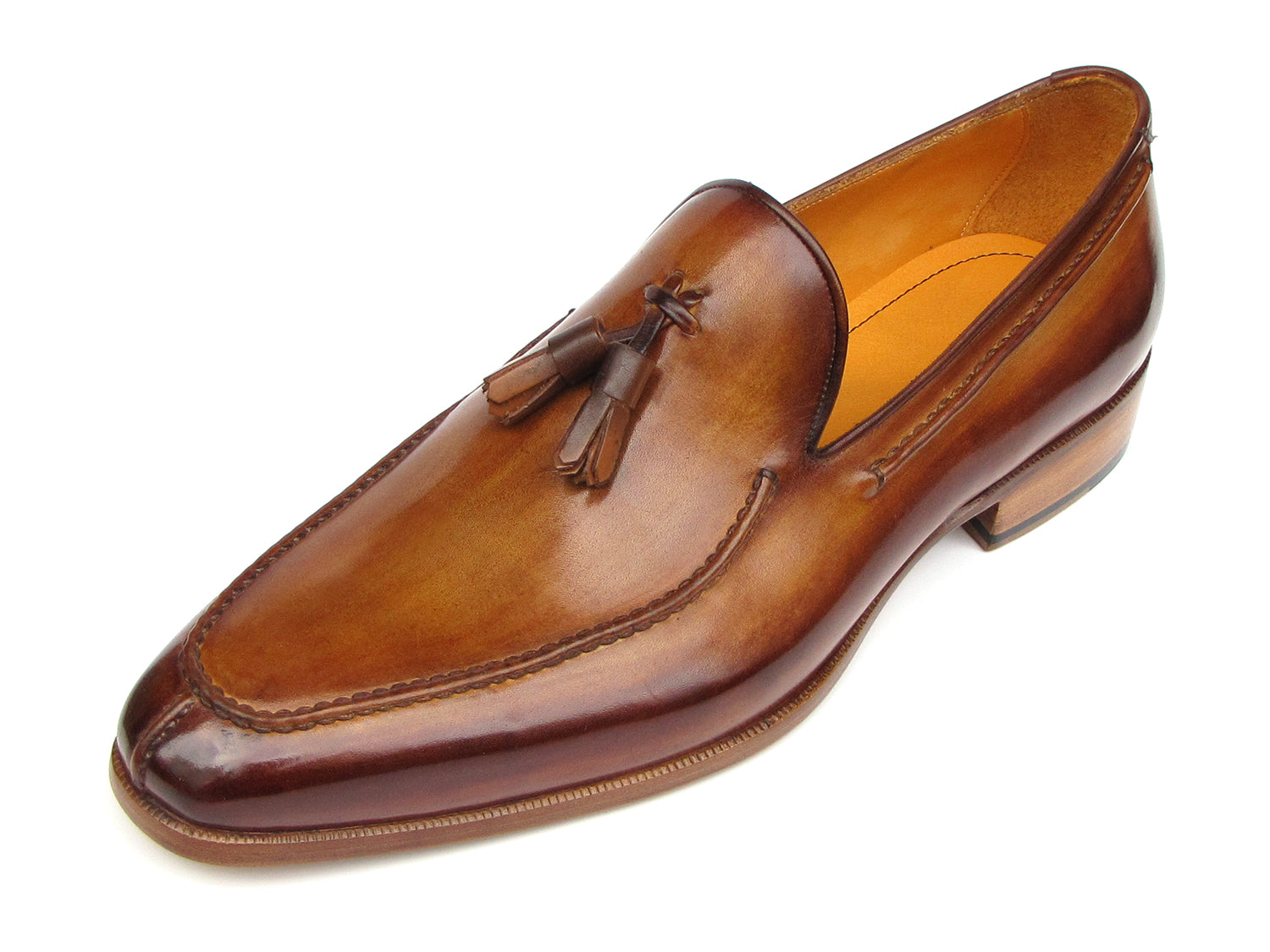 Paul Parkman Men's Tassel Loafer Brown Antique Suede Shoes (ID#TAB32FG –  PAUL PARKMAN® Handmade Shoes