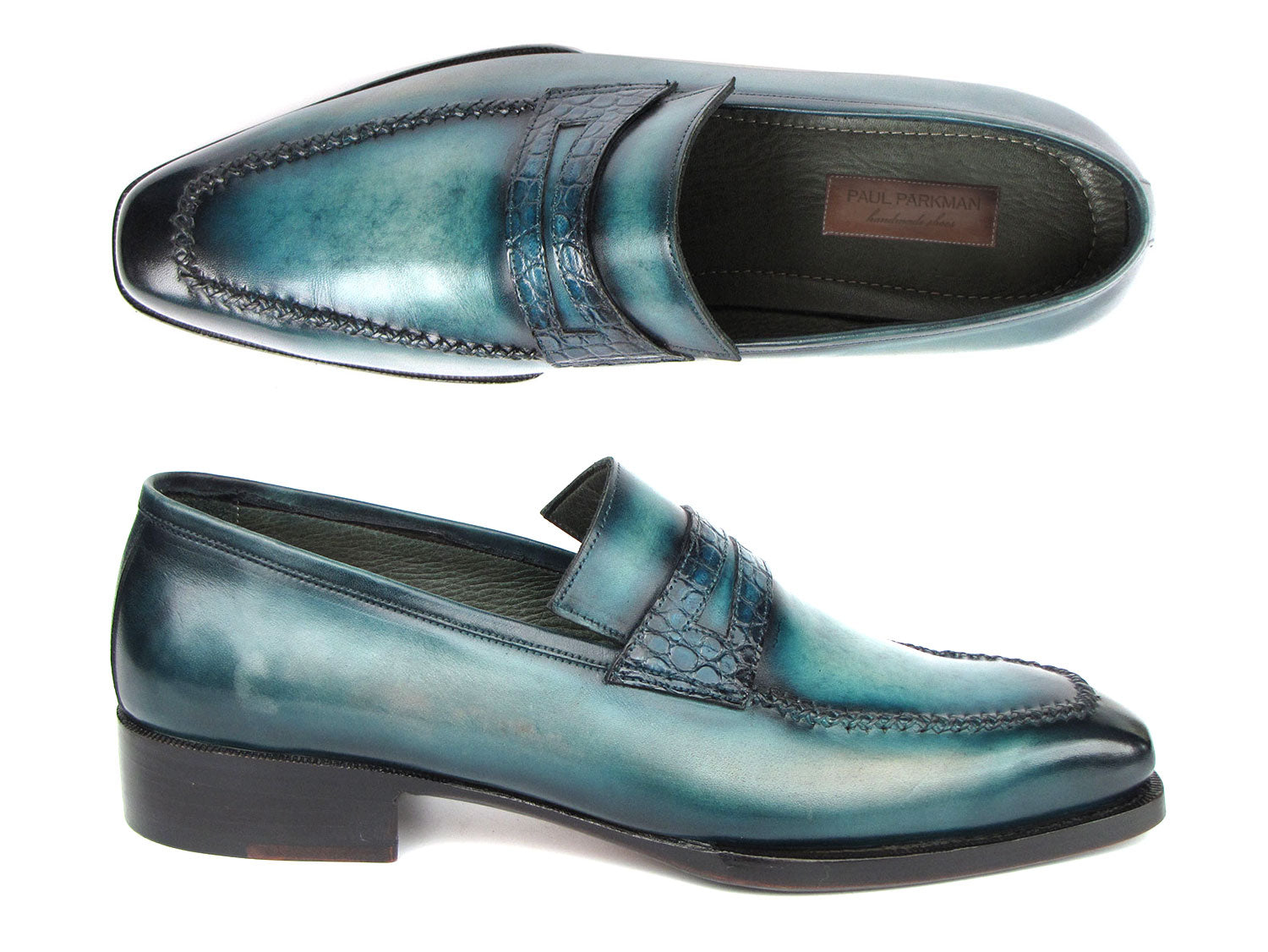 Paul Parkman Men's Turquoise Loafers (ID#6944-TRQ) – PAUL PARKMAN® Shoes